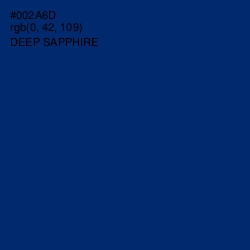 #002A6D - Deep Sapphire Color Image