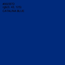 #002B7D - Catalina Blue Color Image