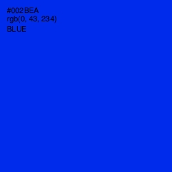 #002BEA - Blue Color Image