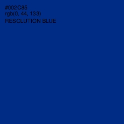 #002C85 - Resolution Blue Color Image