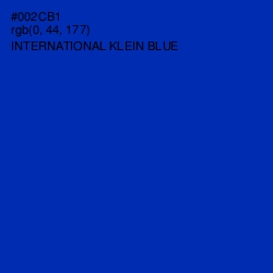 #002CB1 - International Klein Blue Color Image