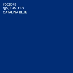 #002D75 - Catalina Blue Color Image