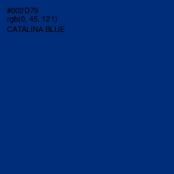 #002D79 - Catalina Blue Color Image