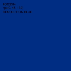 #002D84 - Resolution Blue Color Image