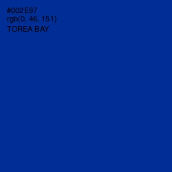 #002E97 - Torea Bay Color Image