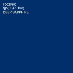 #002F6C - Deep Sapphire Color Image