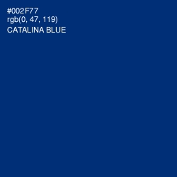 #002F77 - Catalina Blue Color Image