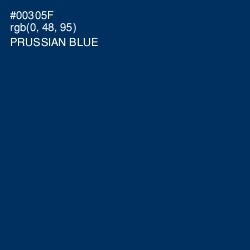 #00305F - Prussian Blue Color Image