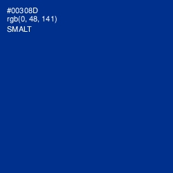 #00308D - Smalt Color Image