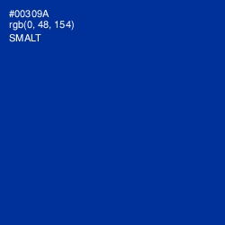 #00309A - Smalt Color Image