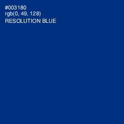 #003180 - Resolution Blue Color Image