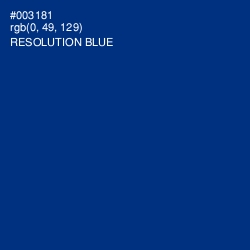 #003181 - Resolution Blue Color Image