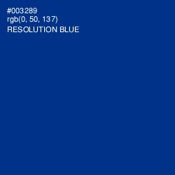 #003289 - Resolution Blue Color Image