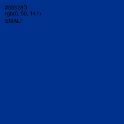 #00328D - Smalt Color Image