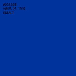 #00339B - Smalt Color Image