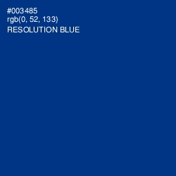 #003485 - Resolution Blue Color Image