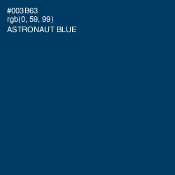 #003B63 - Astronaut Blue Color Image