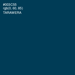 #003C55 - Tarawera Color Image