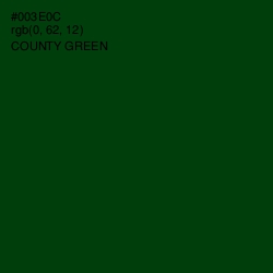 #003E0C - County Green Color Image