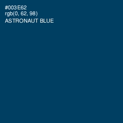 #003E62 - Astronaut Blue Color Image