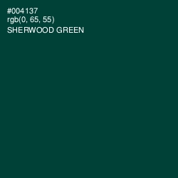 #004137 - Sherwood Green Color Image