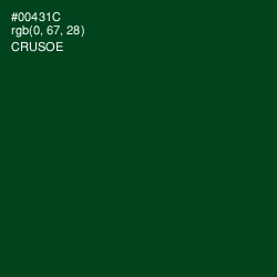 #00431C - Crusoe Color Image