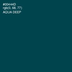 #00444D - Aqua Deep Color Image