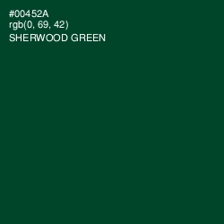 #00452A - Sherwood Green Color Image