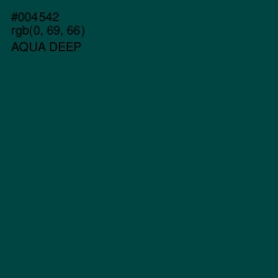 #004542 - Aqua Deep Color Image