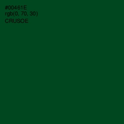 #00461E - Crusoe Color Image