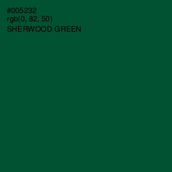 #005232 - Sherwood Green Color Image