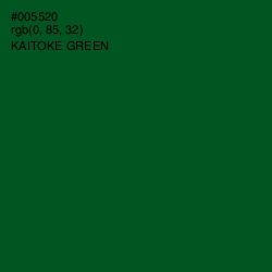 #005520 - Kaitoke Green Color Image