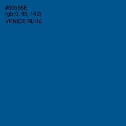 #00558E - Venice Blue Color Image