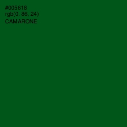 #005618 - Camarone Color Image