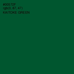 #00572F - Kaitoke Green Color Image