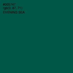 #005747 - Evening Sea Color Image