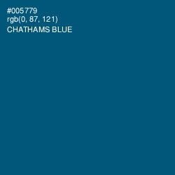 #005779 - Chathams Blue Color Image