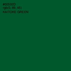 #00592D - Kaitoke Green Color Image