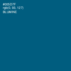 #005D7F - Blumine Color Image