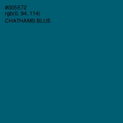 #005E72 - Chathams Blue Color Image