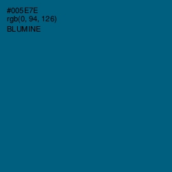 #005E7E - Blumine Color Image