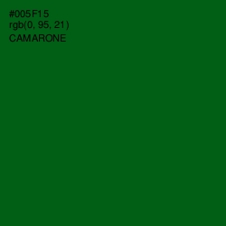 #005F15 - Camarone Color Image