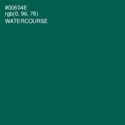 #00604E - Watercourse Color Image