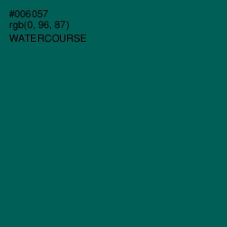 #006057 - Watercourse Color Image