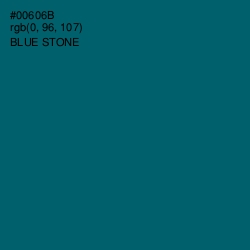 #00606B - Blue Stone Color Image