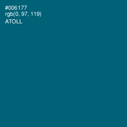 #006177 - Atoll Color Image