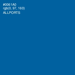 #0061A0 - Allports Color Image