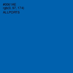 #0061AE - Allports Color Image