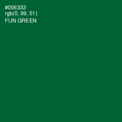 #006333 - Fun Green Color Image