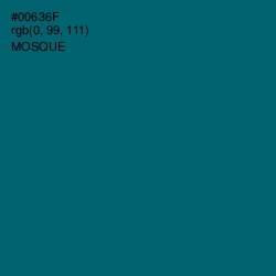 #00636F - Mosque Color Image